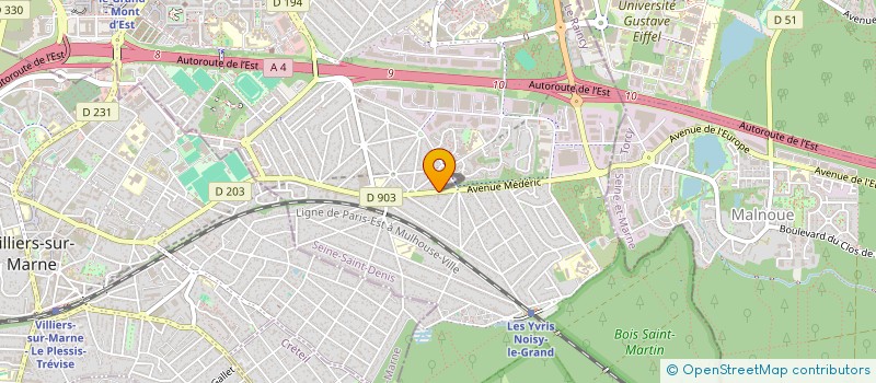 localisation de l'entreprise A.M. CONNEXIONS à NOISY-LE-GRAND