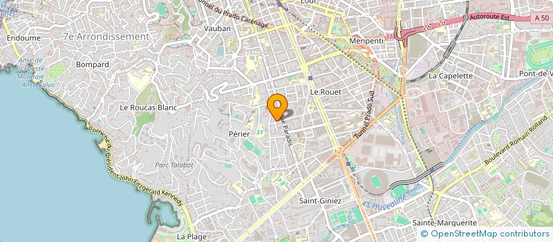 localisation de l'entreprise A & M CONSULTANTS  MARSEILLE