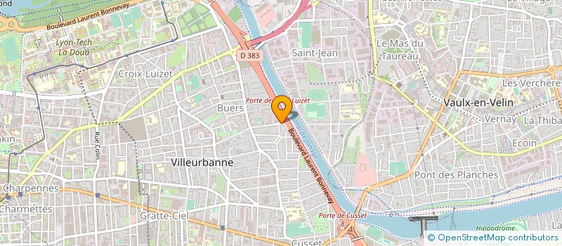 localisation de l'entreprise A&M CONSULTING  VILLEURBANNE