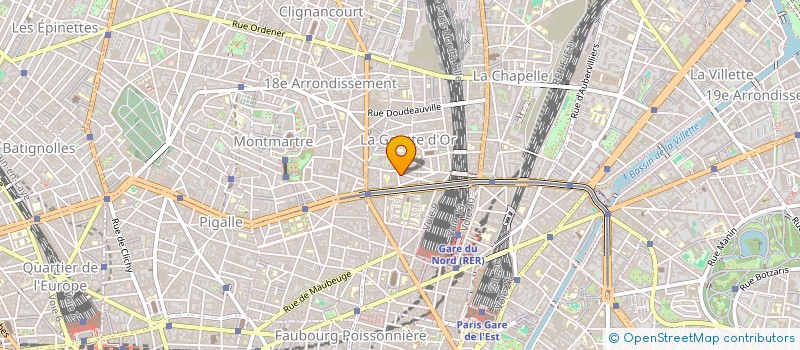 localisation de l'entreprise A.M.D.  PARIS