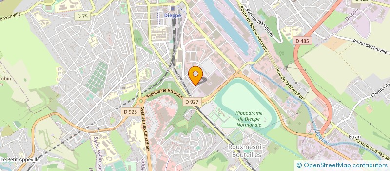 localisation de l'entreprise A.M.D.  DIEPPE