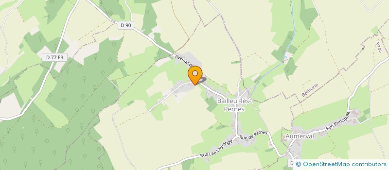 localisation de l'entreprise A M D G  BAILLEUL-LES-PERNES