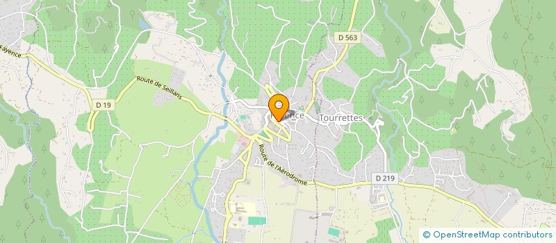 localisation de l'entreprise A..M.D MONTAUROUX  MONTAUROUX