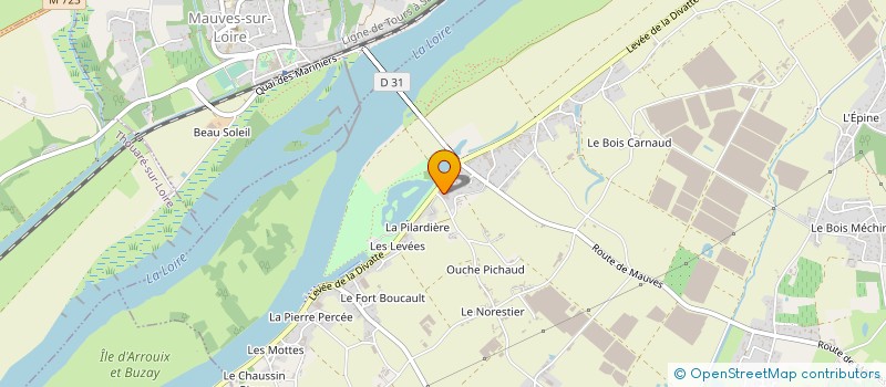 localisation de l'entreprise A.M.D.S. à DIVATTE-SUR-LOIRE