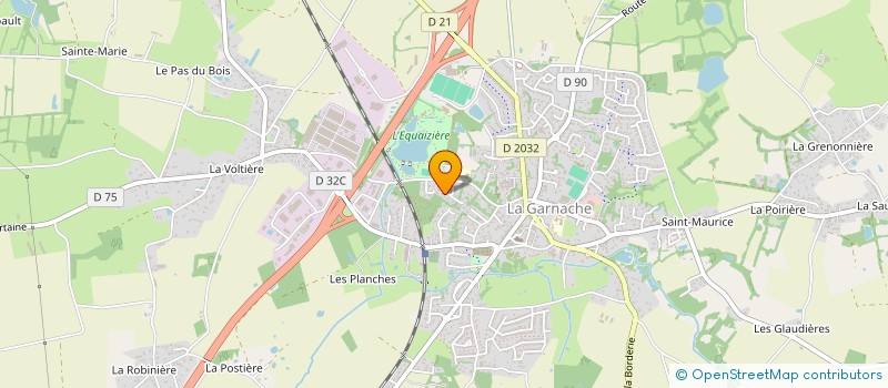 localisation de l'entreprise A.M.D.S.I.  LA GARNACHE