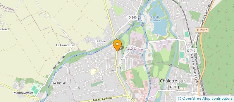 localisation de l'entreprise A M D SARL à CHALETTE-SUR-LOING