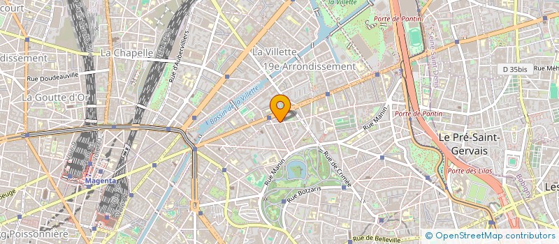 localisation de l'entreprise A M DECO  PARIS