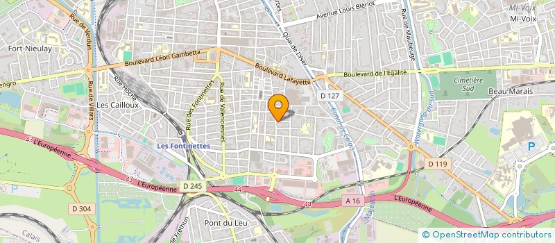 localisation de l'entreprise A&M DECORATION  CALAIS