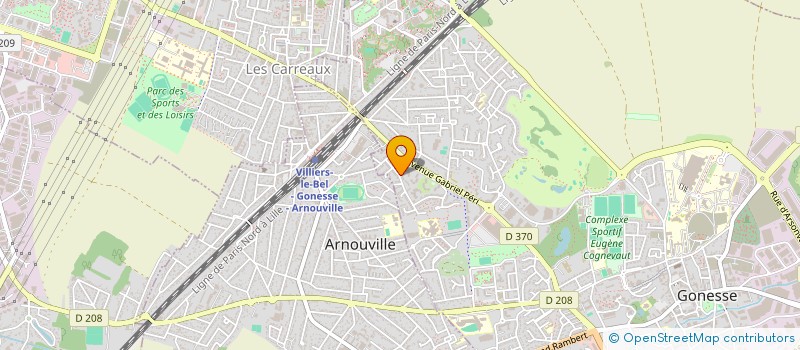 localisation de l'entreprise A-M DEVELOPPEMENT à GONESSE