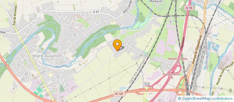 localisation de l'entreprise A.M DIS  MIGNE-AUXANCES