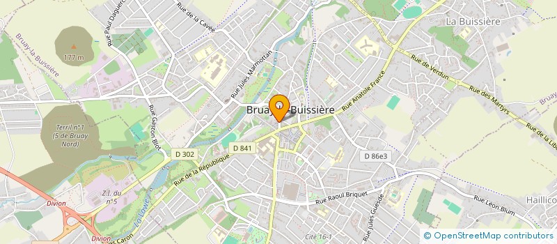 localisation de l'entreprise A.M. DISTRIBUTION à BRUAY-LA-BUISSIERE