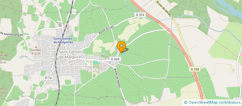 localisation de l'entreprise A.M DISTRIBUTION  SAINT-GENIES-DE-MALGOIRES