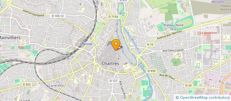 localisation de l'entreprise A.M.E. à CHARTRES