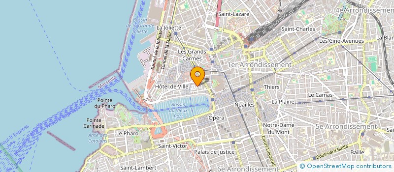 localisation de l'entreprise A.M.E à MARSEILLE