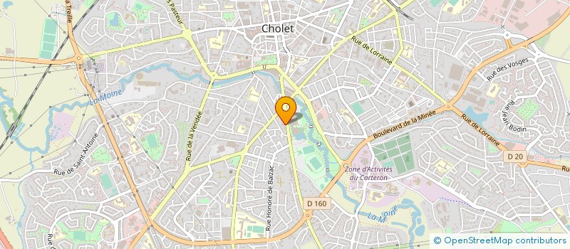 localisation de l'entreprise A.M.E. D'INTERIEUR à CHOLET