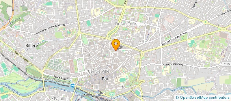 localisation de l'entreprise A.M.E ELEC64  AUSSEVIELLE