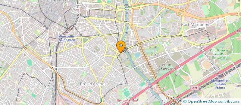 localisation de l'entreprise A.M.E. RICHTER à MONTPELLIER