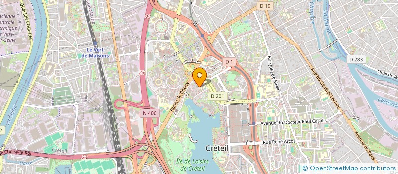 localisation de l'entreprise A.M.E.S  CRETEIL