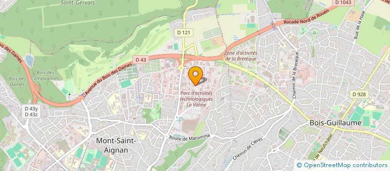 localisation de l'entreprise A&M EXPERTISE-COMPTABLE à MONT-SAINT-AIGNAN