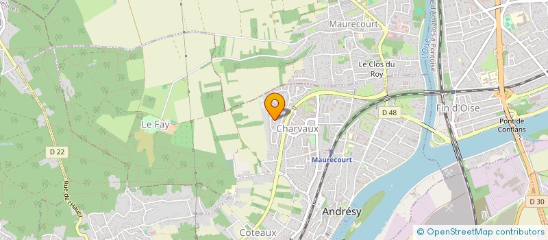 localisation de l'entreprise A M F  ANDRESY