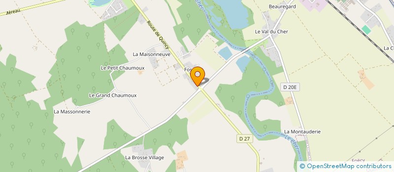 localisation de l'entreprise A M F à LURY-SUR-ARNON