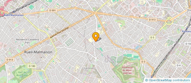 localisation de l'entreprise A.M.F BAT  NANTERRE