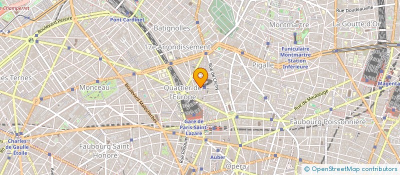 localisation de l'entreprise A.M.F.L - M.V.B. à PARIS
