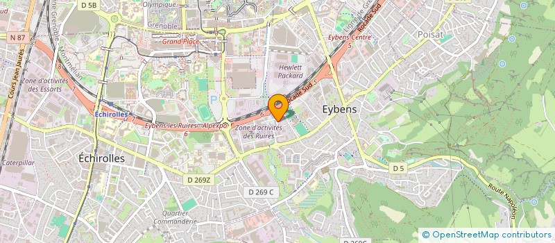 localisation de l'entreprise A.M.F. MATERIEL  EYBENS