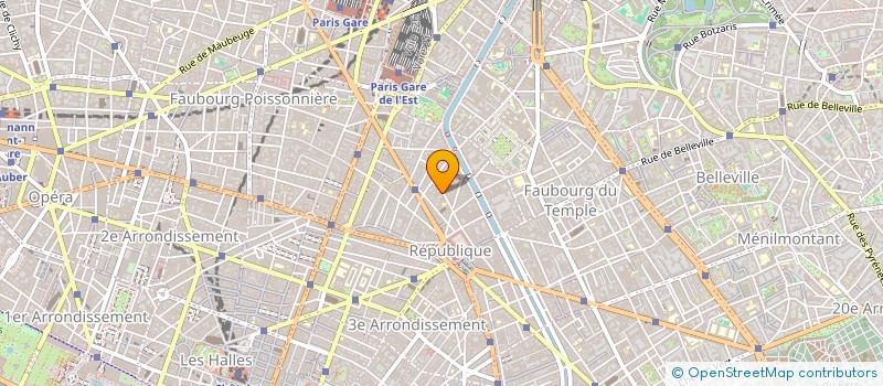 localisation de l'entreprise A.M.F. SERVICES à PARIS