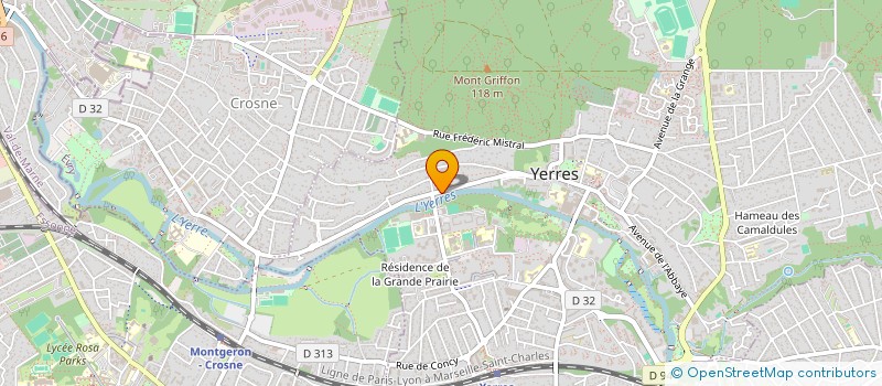 localisation de l'entreprise A.M. FALET  YERRES