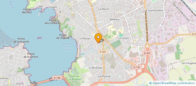 localisation de l'entreprise A.M.G à SAINT-MALO