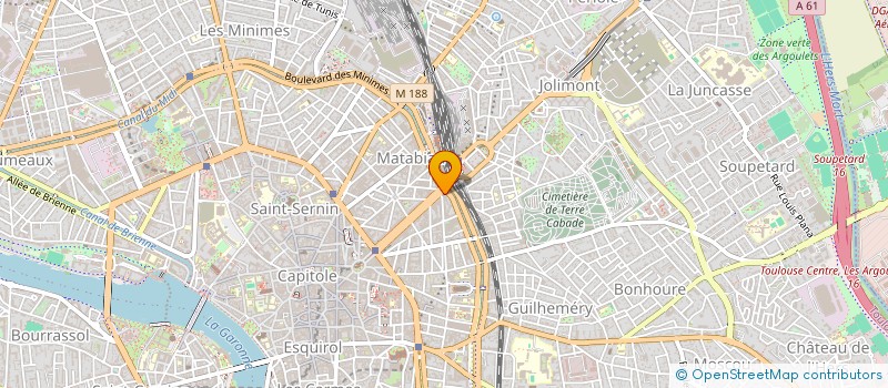 localisation de l'entreprise A.M.G à TOULOUSE