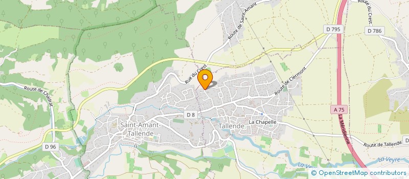 localisation de l'entreprise A.M.G.  GREOUX-LES-BAINS