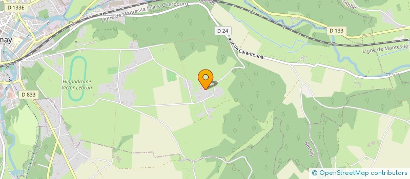 localisation de l'entreprise A.M.G  BERNAY