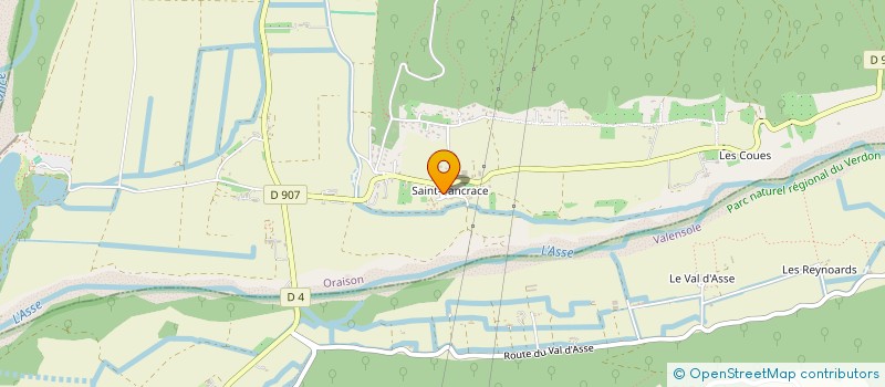 localisation de l'entreprise A.M.G.C  ORAISON