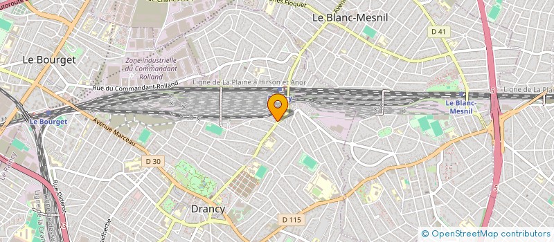 localisation de l'entreprise A M G CONSTRUCTION à DRANCY