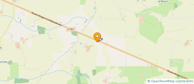 localisation de l'entreprise A.M.G. CONSTRUCTION  BECON-LES-GRANITS