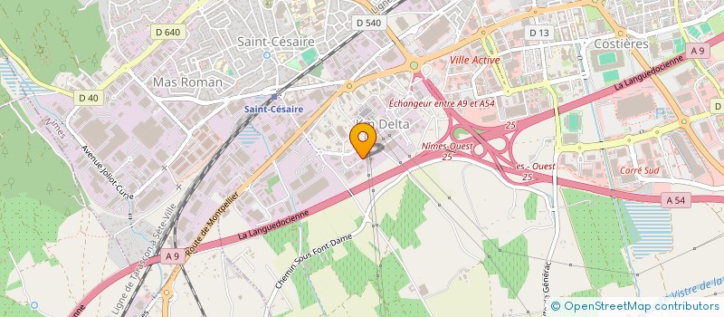 localisation de l'entreprise A.M.G. CONSTRUCTIONS  NIMES