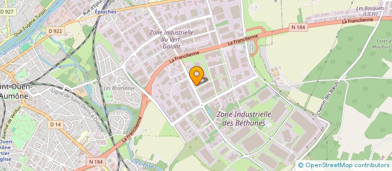 localisation de l'entreprise A M G H à SAINT-OUEN-L'AUMONE