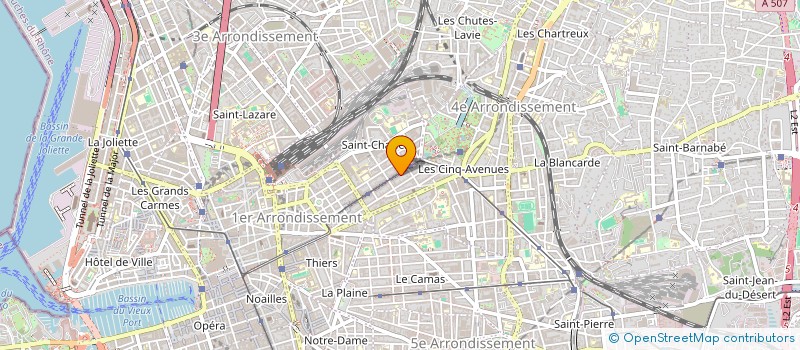 localisation de l'entreprise A.M.G..S. à MARSEILLE