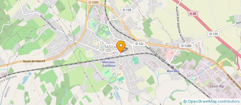 localisation de l'entreprise A M G S  MOIRANS