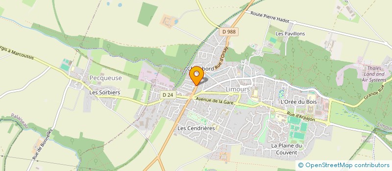 localisation de l'entreprise A.M.G.S CONDUITE à LIMOURS