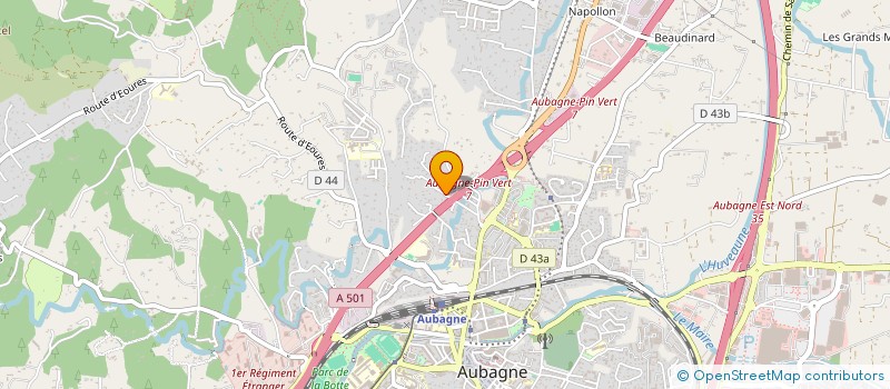 localisation de l'entreprise A.M GROUPE à AUBAGNE