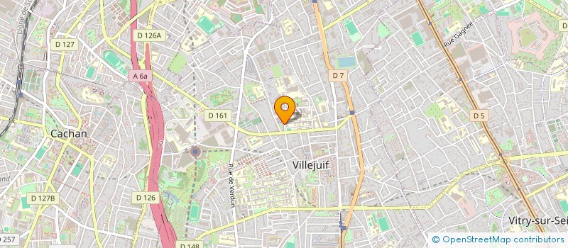 localisation de l'entreprise A M H DEPAN RENOV  VILLEJUIF