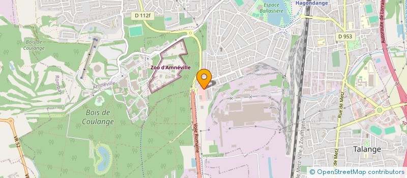 localisation de l'entreprise A M H FRANCE SARL  HAGONDANGE