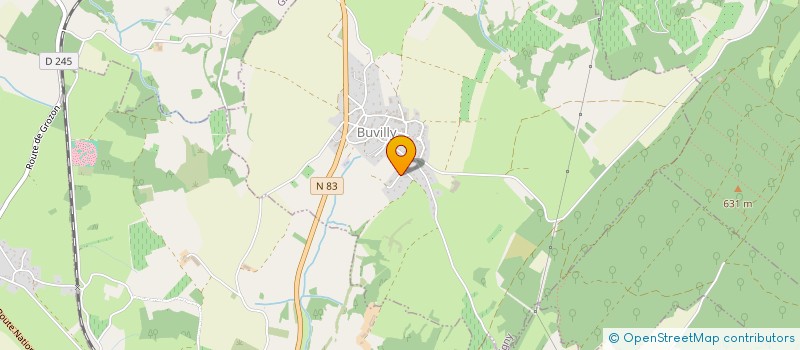 localisation de l'entreprise A.M.H.IMMOBILIER  BUVILLY