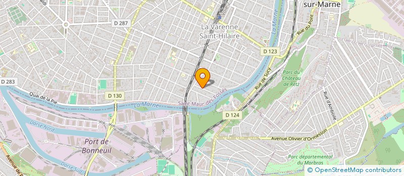 localisation de l'entreprise A M H L à SAINT-MAUR-DES-FOSSES