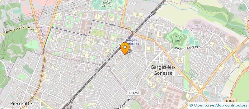 localisation de l'entreprise A.M.H RESEAU TELECOM  GARGES-LES-GONESSE