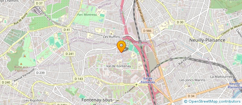 localisation de l'entreprise A&M HOLDING à FONTENAY-SOUS-BOIS