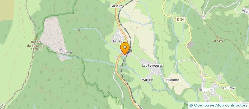 localisation de l'entreprise A M I  ROISSARD